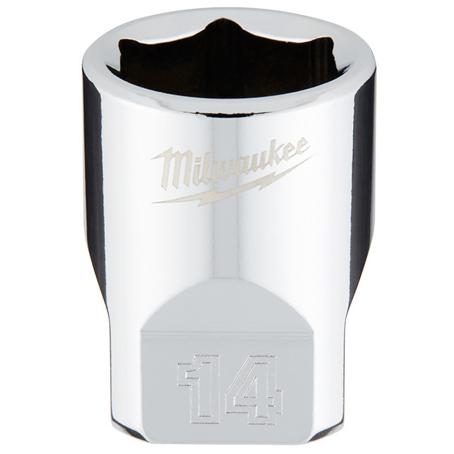 Milwaukee 45-34-9040 1/4" Drive 14mm Metric 6-Point Standard Socket