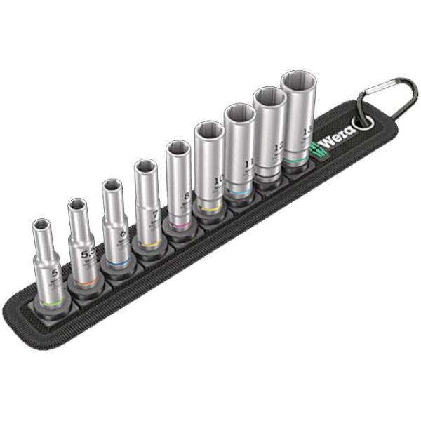Wera 004525 Belt A Deep 1 Socket Set