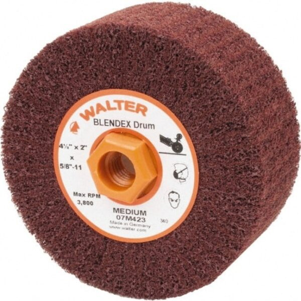 Walter 07M423 BLENDEX™ Drum 4-1/2" x 2" Medium