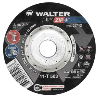 Walter 11T503 ZIP+ XTRA Cut-Off Wheel 5" x 1/16" x 7/8" Type 27
