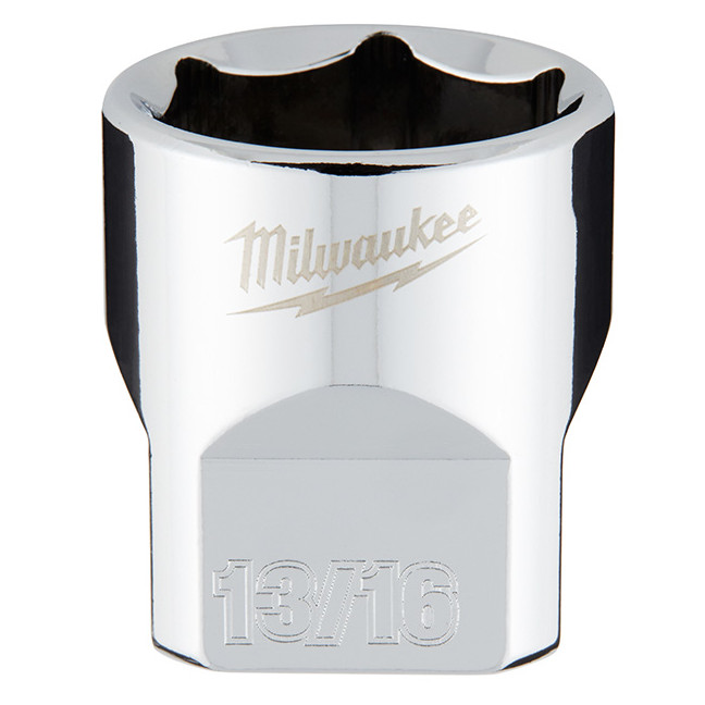 Milwaukee 45-34-9069 3/8" Drive 13/16" SAE 6-Point Standard Socket