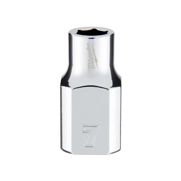 Milwaukee 45-34-9077 3/8" Drive 7mm Metric 6-Point Standard Socket Milwaukee 45-34-9077 3/8" Drive 7mm Metric 6-Point Standard Socket