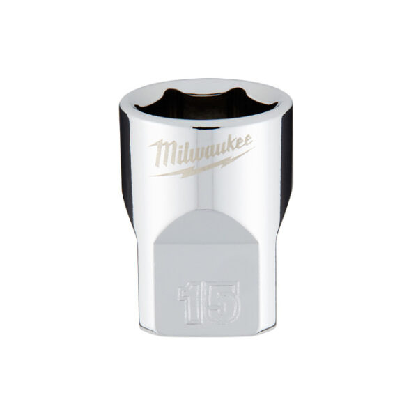 Milwaukee 45-34-9085 3/8" Drive 15mm Metric 6-Point Standard Socket