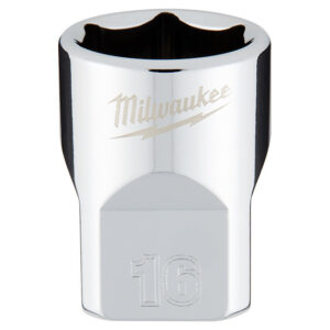 Milwaukee 45-34-9086 3/8" Drive 16mm Metric 6-Point Standard Socket