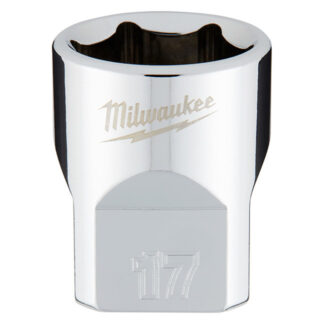 Milwaukee 45-34-9087 3/8" Drive 17mm Metric 6-Point Standard Socket