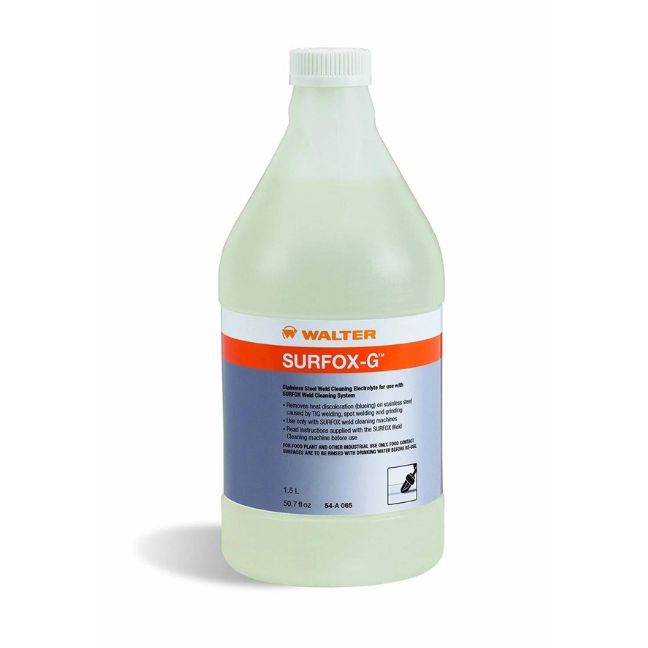 Walter 54A065 SURFOX-G pH Neutral Electrolyte Solution- Liquid 1.5L