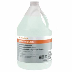 Walter 53F205 SPATTER BLOCK General Purpose Anti-Spatter Emulsion - Liquid 3.78L
