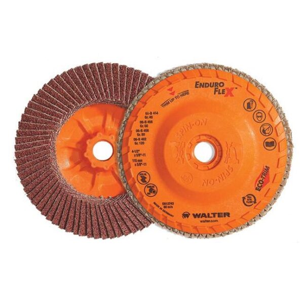 Walter 06B462 Enduro-Flex Flap Disc 4-1/2" 120G