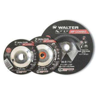 Walter 08B462 HP Combo Cutting and Grinding Wheel 4-1/2"-1/8"-7/8"