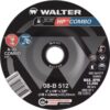 Walter 08B512 HP Combo Cutting and Grinding Wheel 5″ x 1/8″ x 7/8″ Type 27