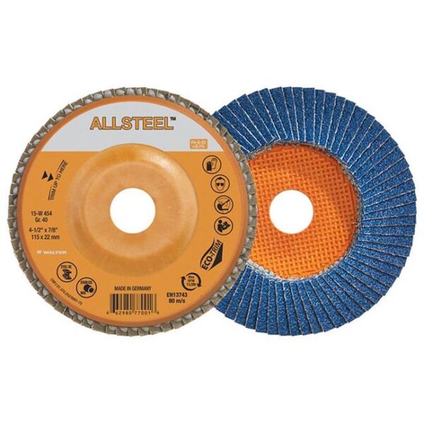 Walter 15W504 ALLSTEEL Flap Disc 40G 5"