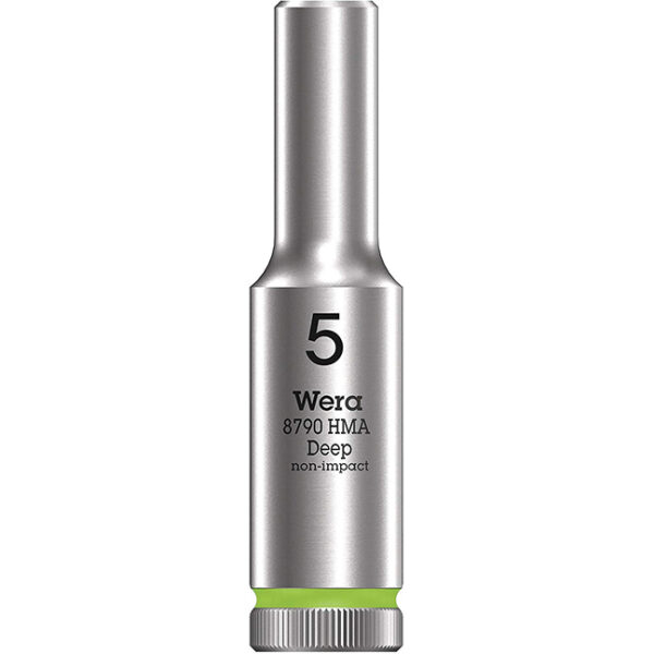 Wera 004501 8790 HMA Deep Socket with 1/4" Drive