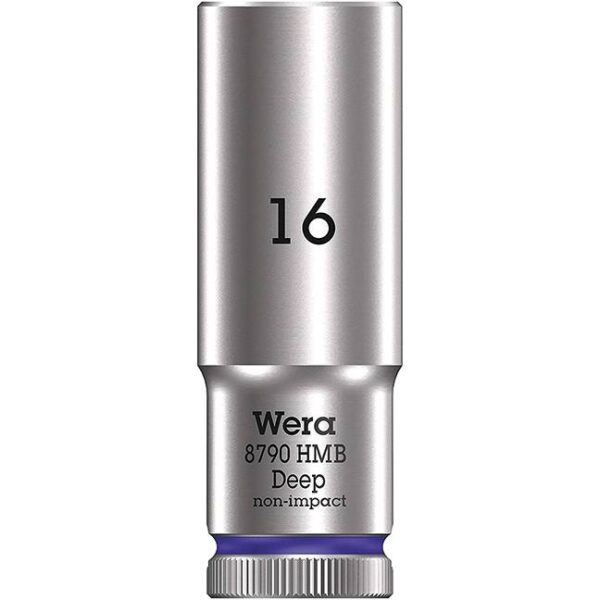 Wera 004538 8790 HMB Deep Socket with 3/8" Drive