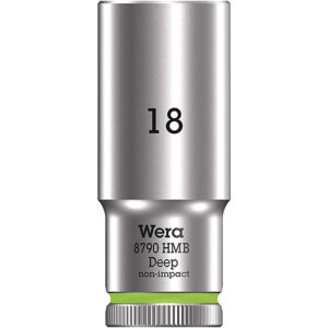 Wera 004540 8790 HMB Deep Socket with 3/8" Drive