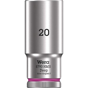 Wera 004542 8790 HMB Deep Socket with 3/8" Drive