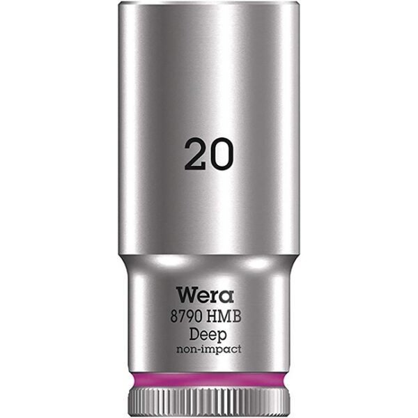 Wera 004542 8790 HMB Deep Socket with 3/8" Drive