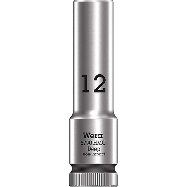 Wera 004552 8790 HMC Deep Socket with 1/2" Drive