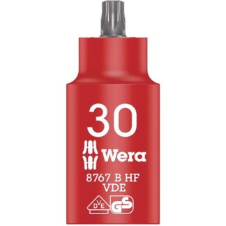 Wera 004923 8767 B VDE HF TORX 30 HF Insulated Socket