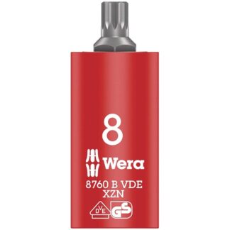 Wera 004940 8760 B VDE XZN M8 Insulated Socket