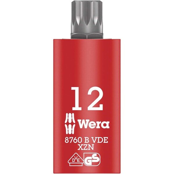 Wera 004942 8760 B VDE XZN M12 Insulated Socket