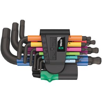 Wera 133164 950/9 Hex-Plus Multicolour 2 Hex Key Set