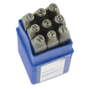 Jet 391109 6mm Number Stamp Set