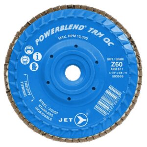 Jet 503565 Z60 POWERBLEND TRM QC Zirconia Flap Disc