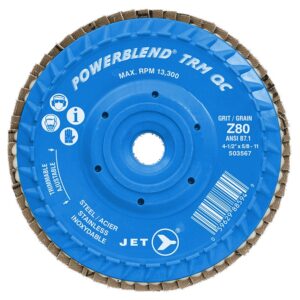 Jet 503567 Z80 POWERBLEND TRM QC Zirconia Flap Disc