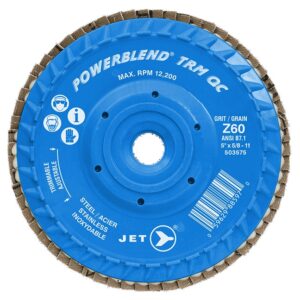 Jet 503575 Z60 POWERBLEND TRM QC Zirconia Flap Disc