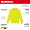 Milwaukee 415 WORKSKIN™ Lightweight Performance Long Sleeve T-Shirt2 Milwaukee 415 WORKSKIN Lightweight Performance Long Sleeve T-Shirt