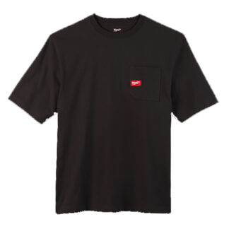 Milwaukee 601B Heavy Duty Pocket T-Shirt Black