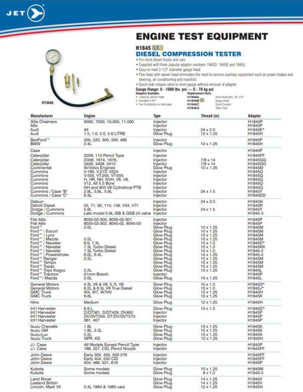 ENGINE TEST EQUIPMENT 1 ENGINE TEST EQUIPMENT 1