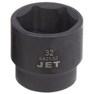 Jet 682532 1/2" DR x 32mm Regular Impact Socket 6-Point