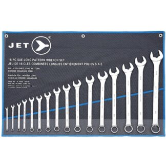 Jet 700135 Long Pattern Wrench Set SAE 16PC