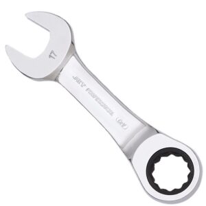 Jet 701462 Ratcheting Stubby Wrench Metric 17mm