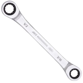 Jet 701503 Ratcheting Double Box Wrench SAE 7/16” X 1/2"