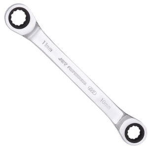 Jet 701555 Ratcheting Double Box Wrench Metric 10mm X 11mm