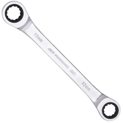 Jet 701557 Ratcheting Double Box Wrench Metric 12mm X 13mm