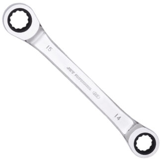 Jet 701559 Ratcheting Double Box Wrench Metric 14mm X 15mm