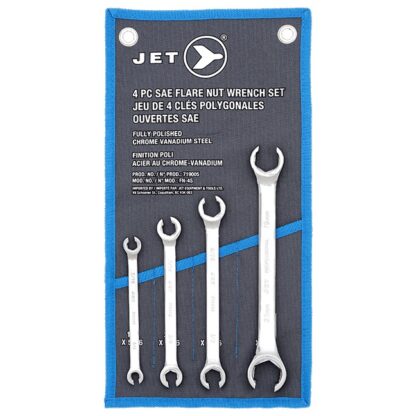 Jet 719005 Flare Nut Wrench Set SAE 4PC