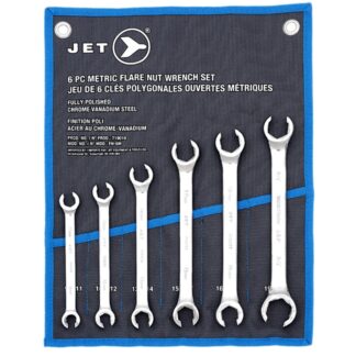 Jet 719010 Flare Nut Wrench Set Metric 6PC