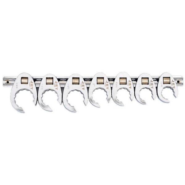 Jet 719113 Flare Nut Crowfoot Set SAE 7PC