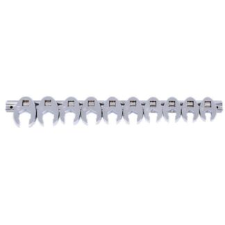 Jet 719122 Flare Nut Crowfoot Wrench Set Metric 10PC