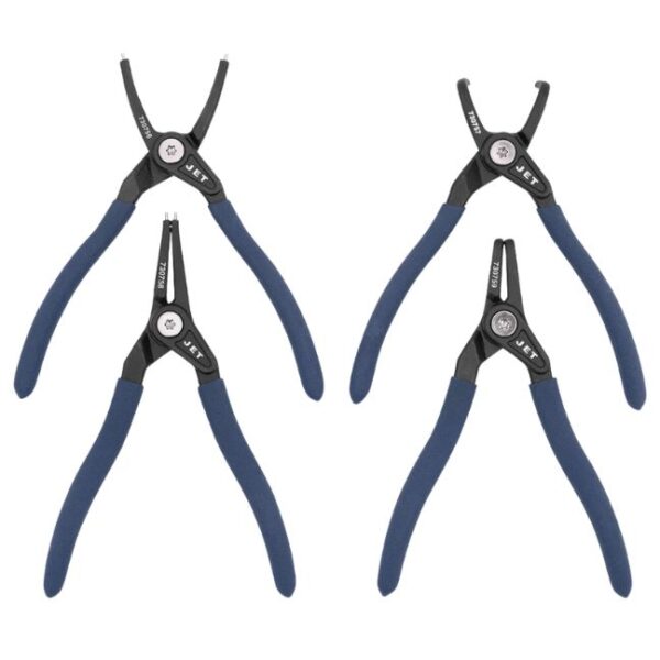 Jet 730354 SRP-770S 7" Snap Ring Pliers Super Heavy Duty Set, 4-Pieces