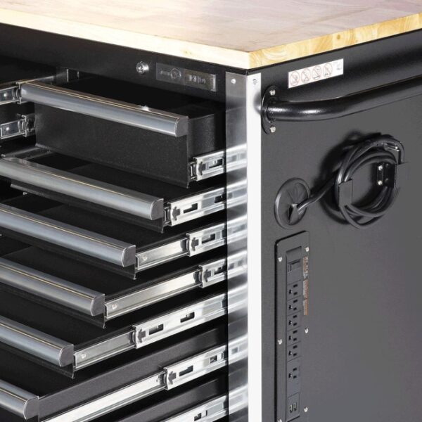 Jet 842631 HDRC7220 HD-Series 72" x 24" 20-Drawer Roller Cabinet