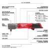 Milwaukee 2565P-20 M12 FUEL 1/2" Right Angle Impact Wrench with Pin Detent Anvil - Tool Only