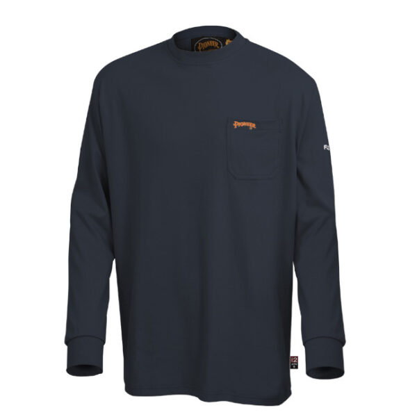 Pioneer Fire Resistant/ARC Rated Long Sleeve Cotton Henley Shirt