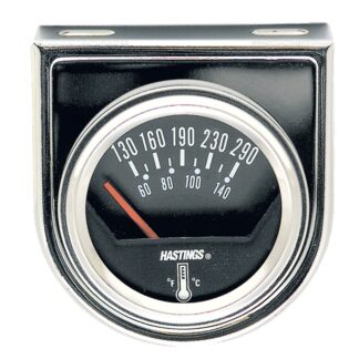 Jet HTA1136 Chrome Series Electrical Water and Oil Temperature Gauge Kit