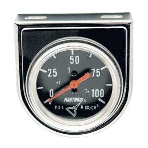 Jet HTA1150 Chrome Series Wide Sweep Mechanical Oil Pressure Gauge Kit