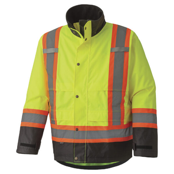 Pioneer Hi-Viz Ripstop Waterproof Safety Jacket
